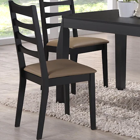 Dining Side Chair w/ Vinyl Seat